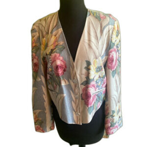 Karen-kane Women's Cream and Pink Jacket